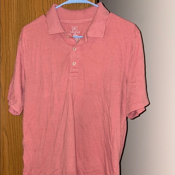 George Other - George Men's Pink Polo Shirt